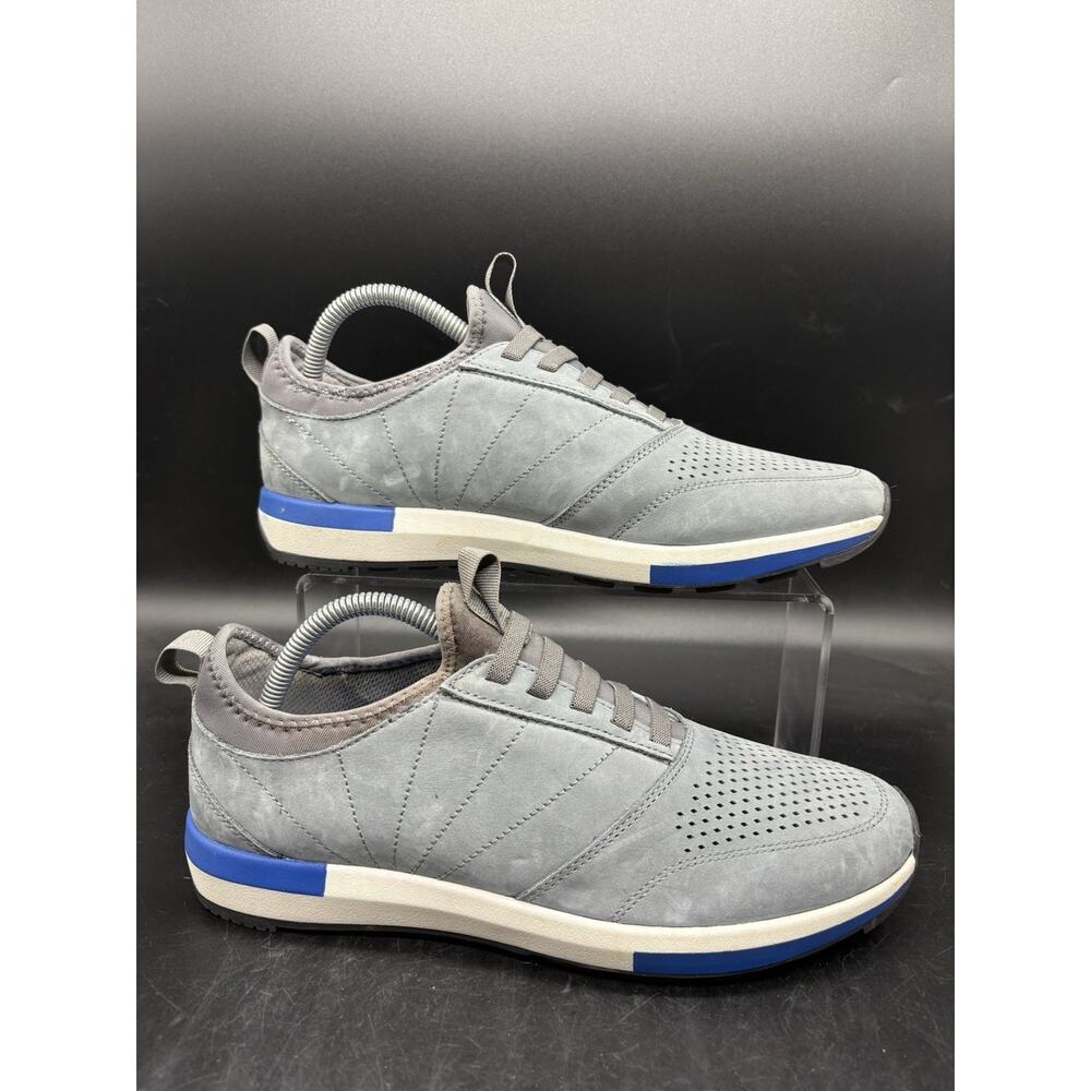 Vionic Trent Shoes Mens US 9 Gray Leather Athleisure Sportswear Gorpcore